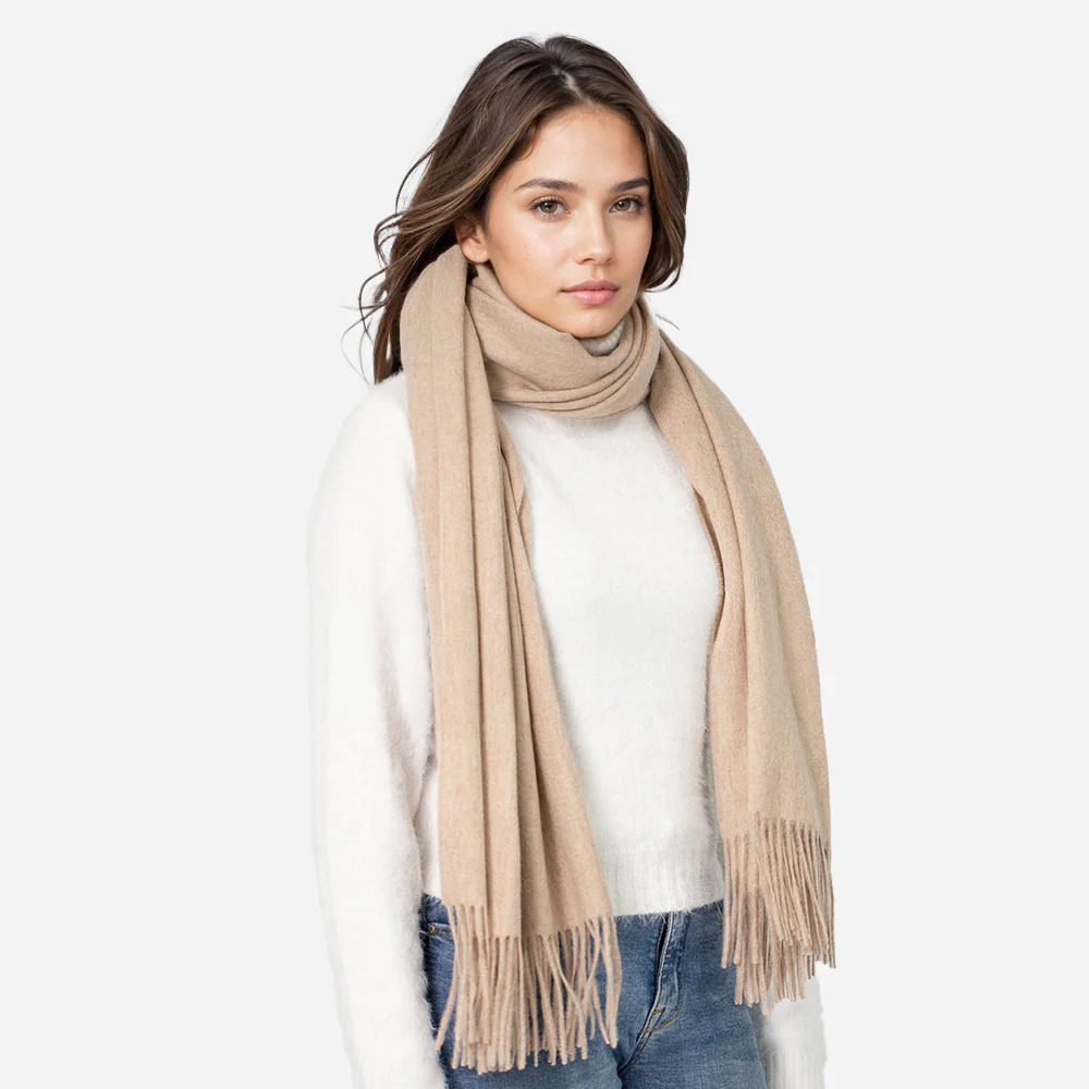 Merino Wool Scarf alt=