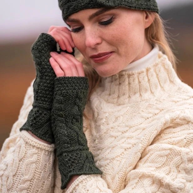 Wool Arm Warmers alt=