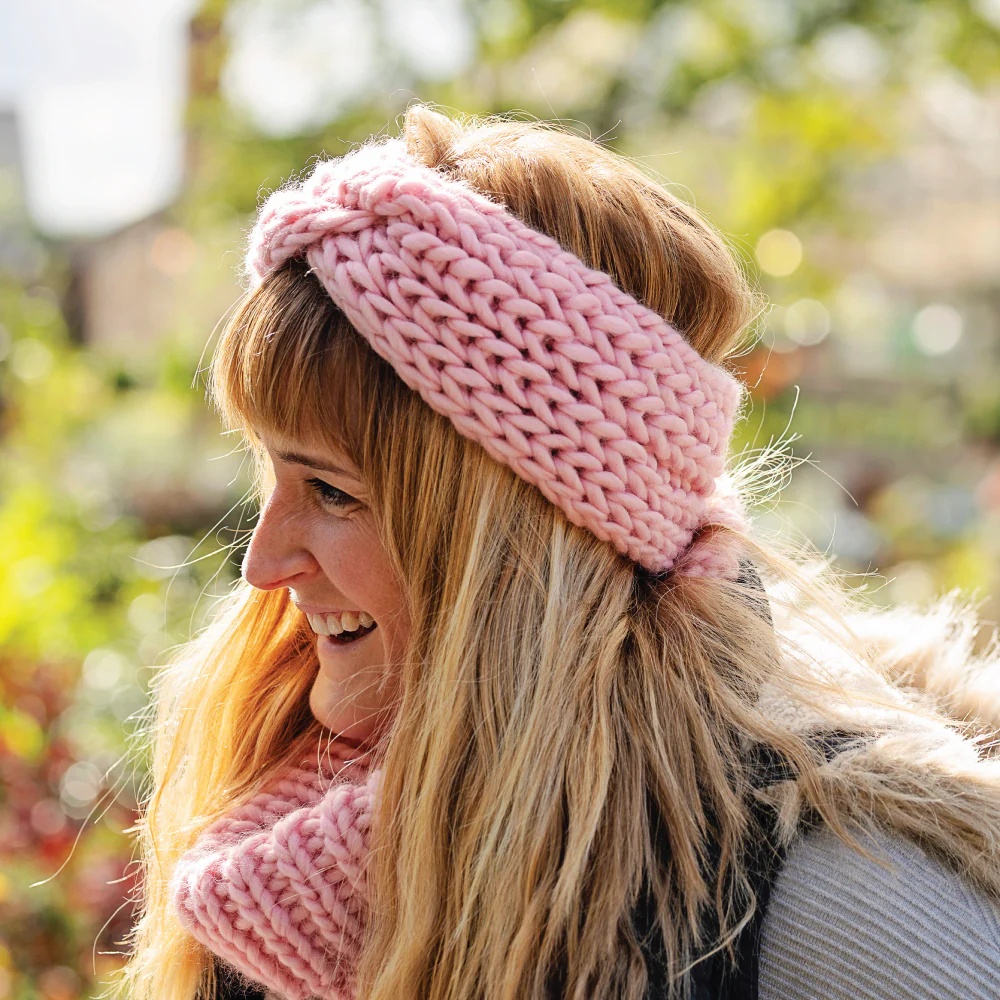 Wool Knit Headband alt=