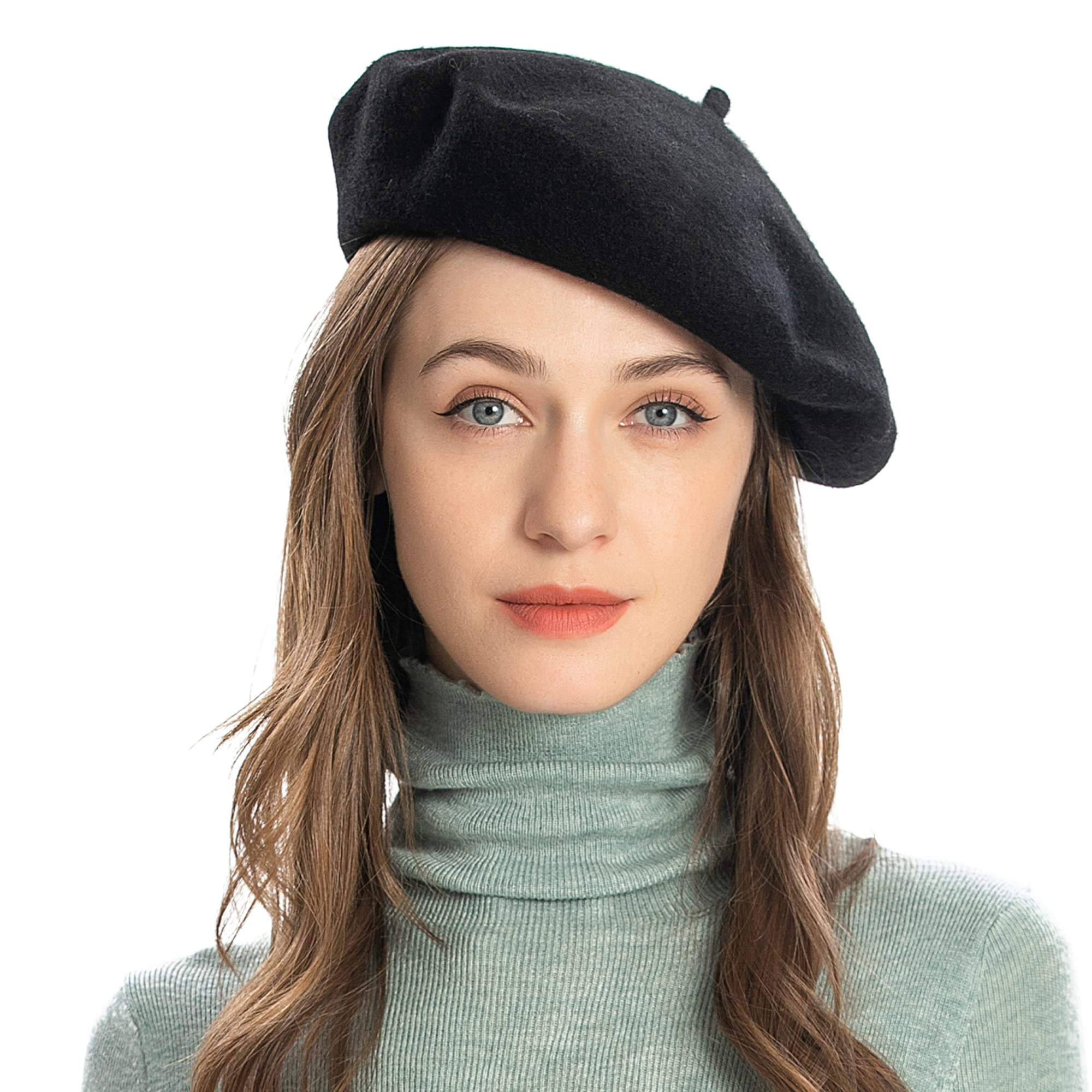 Wool Beret Hat alt=