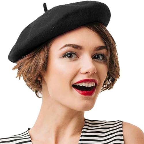 Wool Beret Hat alt=